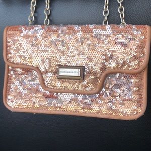 BCBG Max Azria Chain Shoulder Sequin Cross Body Bag
